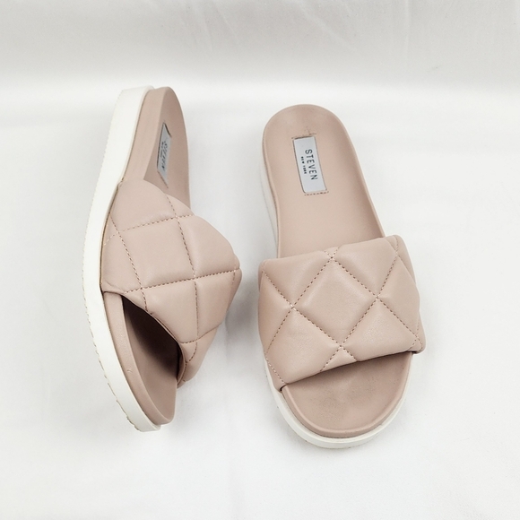 Steven New York Lazier Quilted Slide Sandals - Picture 1 of 10